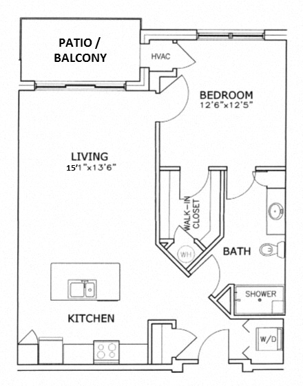 A1 Floorplan at Paragon Place at Bishops Bay